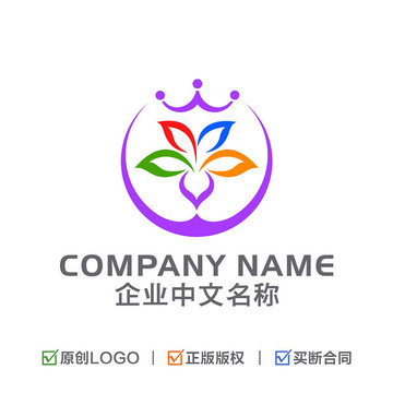 花朵皇冠LOGO