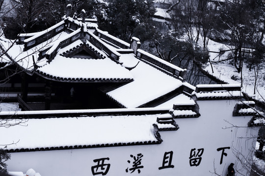 西溪湿地雪景