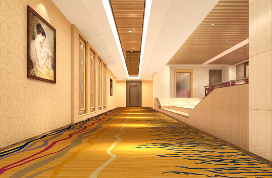 商務(wù)賓館二層休閑區(qū)