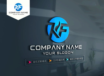 KF字母LOGO設(shè)計(jì)