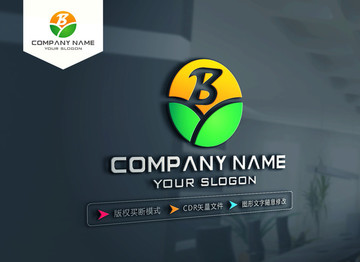 B字母LOGO设计