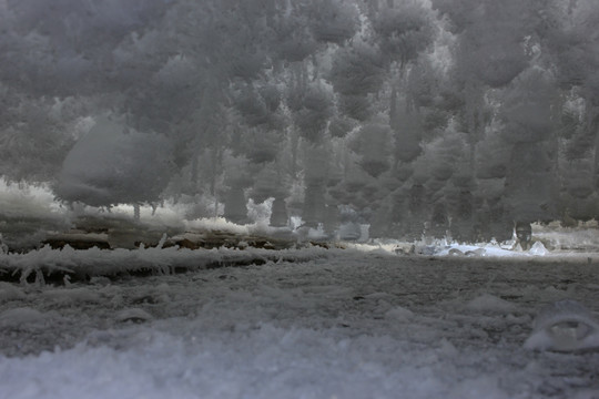 冰溶洞 冰雪奇观 冰雪融化 北