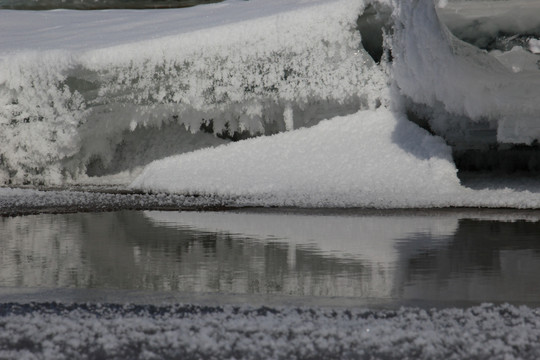 冰溶洞 冰雪奇观 冰雪融化 北