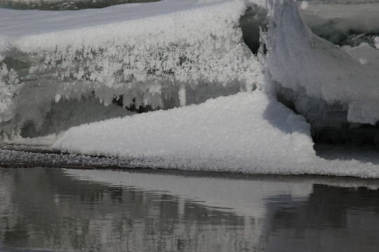 冰溶洞 冰雪奇观 冰雪融化 北