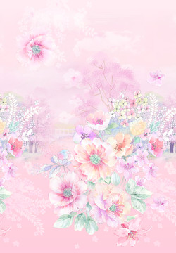 手繪花