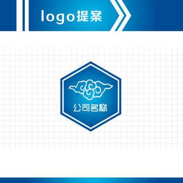 LOGO设计 祥云logo 云