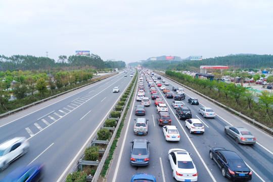 春运高速公路堵车塞车堵塞