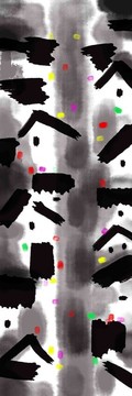 中式抽象山水畫(huà)