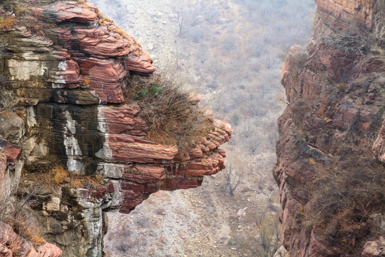 云台山 红石峡风光 奇石