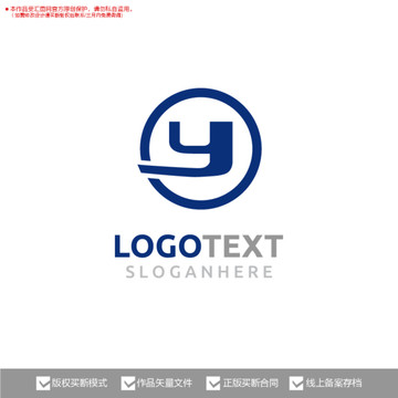 Y字母 原创标志logo