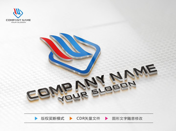 W字母LOGO设计