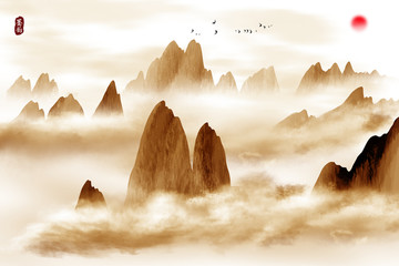 水墨畫