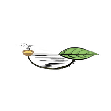 茶葉 茶尖 茶杯