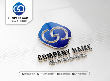 GQ字母LOGO設計 QG標志