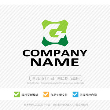 G字母 C字母 LOGO设计