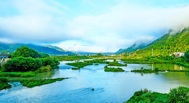 青山绿水