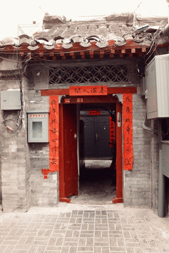 老北京门楼
