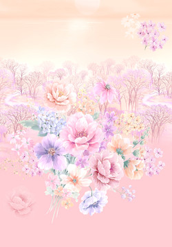 手繪花