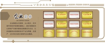 企業(yè)榮譽(yù)墻