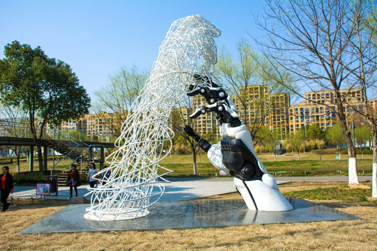 芜湖雕塑公园 神经元 创造