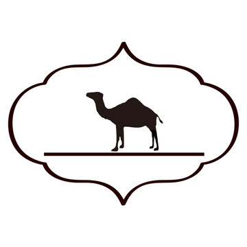 骆驼 logo 沉稳