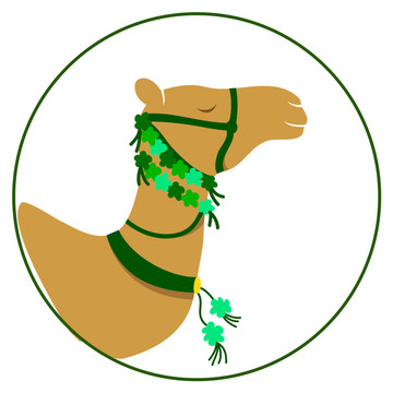 駱駝 流蘇 logo 中東
