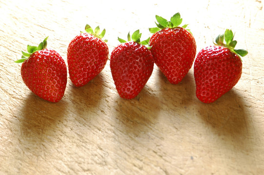 草莓新鲜红透的草莓