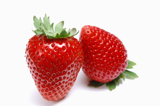 草莓新鲜红透的草莓
