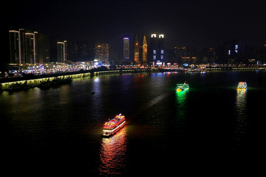 重庆长江夜景