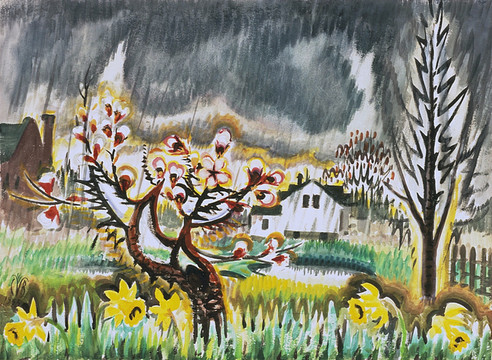 伯奇菲爾德 自然風(fēng)景水彩畫(huà)