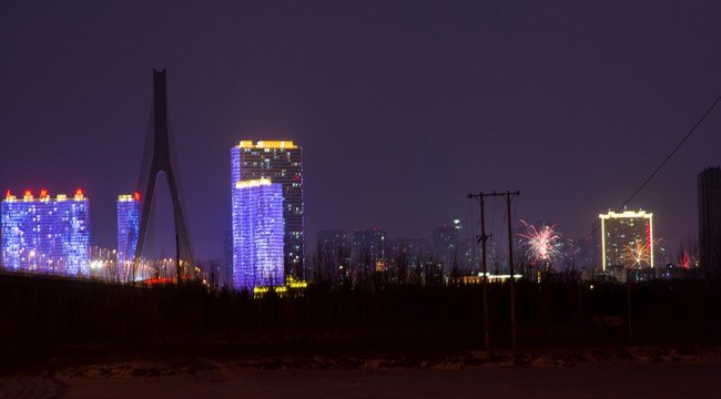 松浦大桥夜景