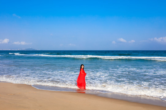 海边的女人