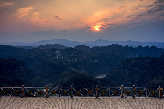 高山观景平台