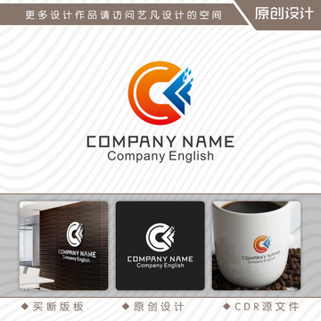 C字母 logo设计