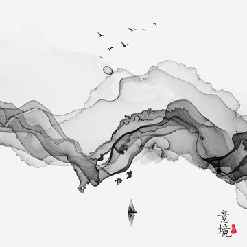 水墨畫 禪意