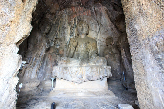 龙门石窟 潜溪寺 佛像