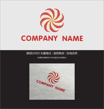 鳳凰花朵LOGO