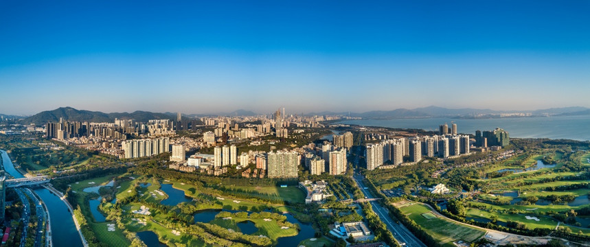 深圳沙河高尔夫 白石洲 全景