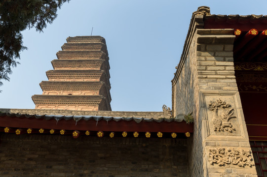 善导舍利塔 净土宗祖庭 香积寺