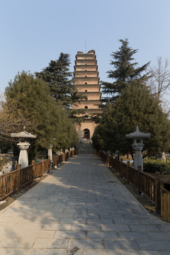 善导舍利塔 净土宗祖庭 香积寺