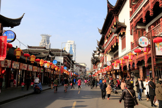 上海城隍庙一条街
