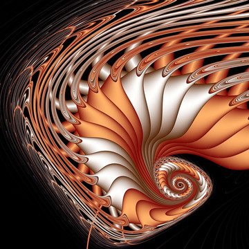 抽象立体螺旋图案