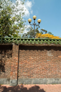 中山大学红砖围墙