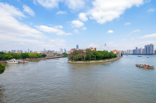 广州二沙岛江景