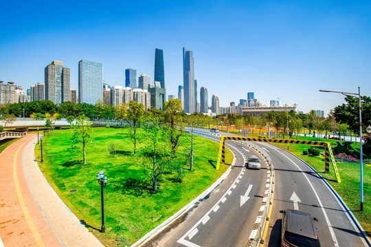 广州城市建筑景观 大画幅