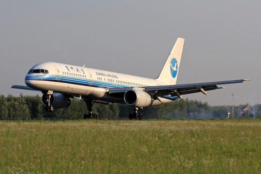 民航 飞机 降落 厦门航空