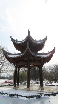 仿古六角亭