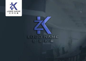 ZK字母LOGO