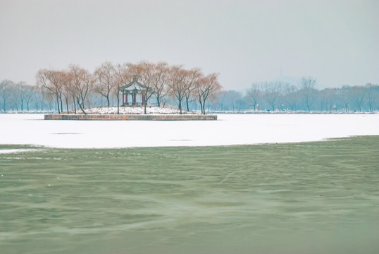 颐和园雪景