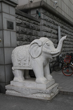 大象石石雕雕像